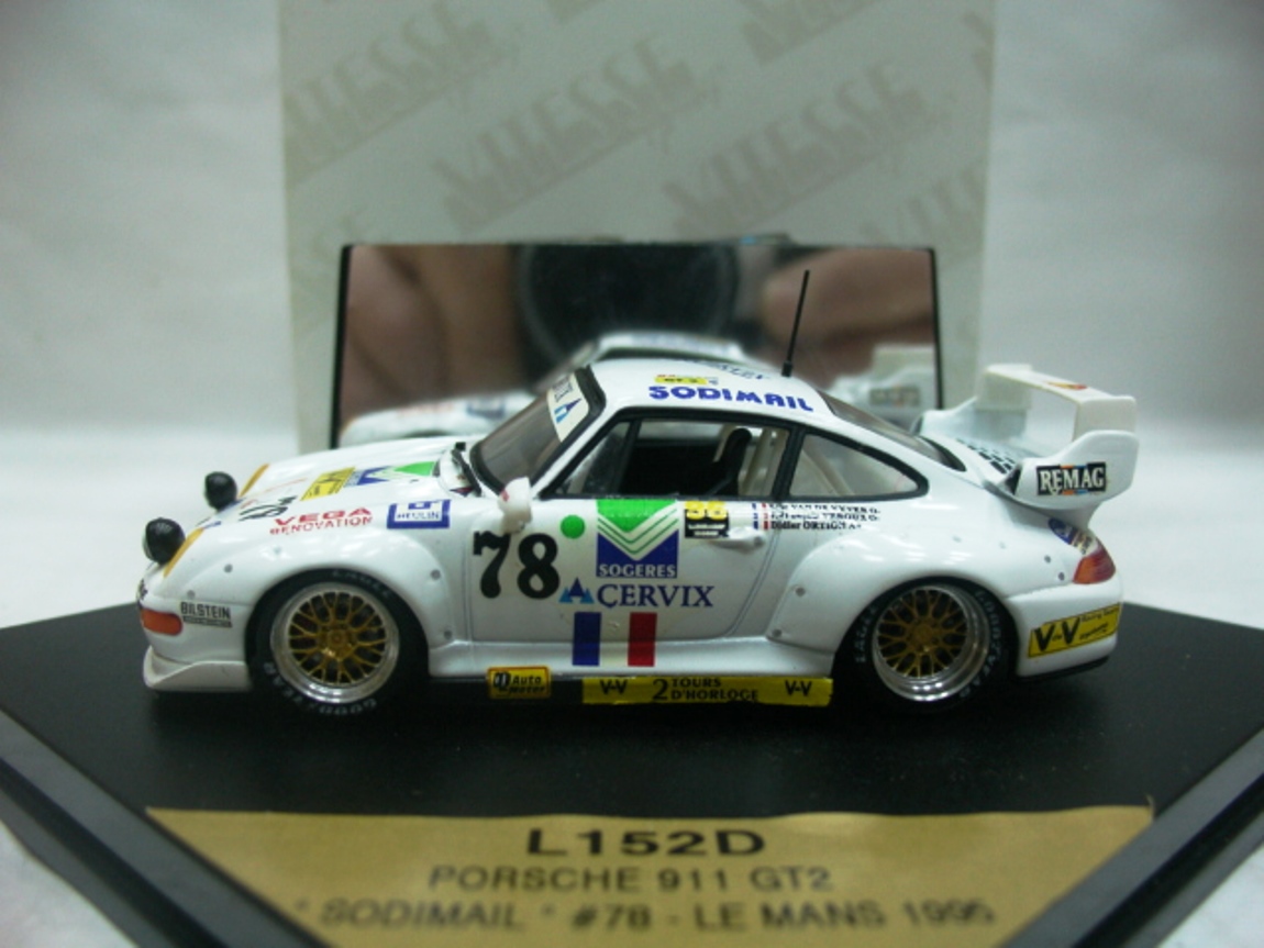 WOW EXTREMELY RARE Porsche 993 911 GT2 #78 Le Mans 1995 1:43