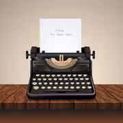 máquina de datilografia antiga