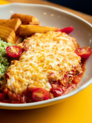 Filé de frango à parmegiana