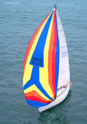 Ichiban making progress in light wind (Monsoon Spring Series 2025, Race 1)