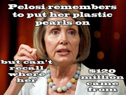 Pelosi forgot where money