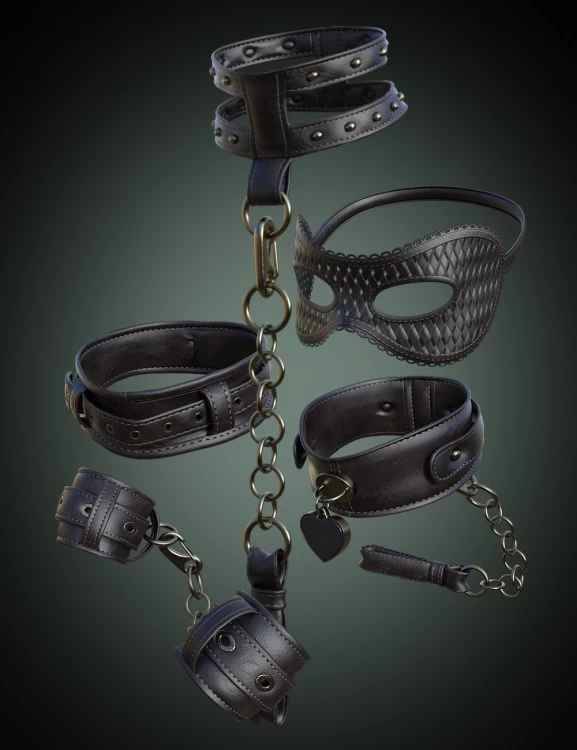 B.E.T.T.Y. Decorative Goth Accessory Pack for Genesis 9
