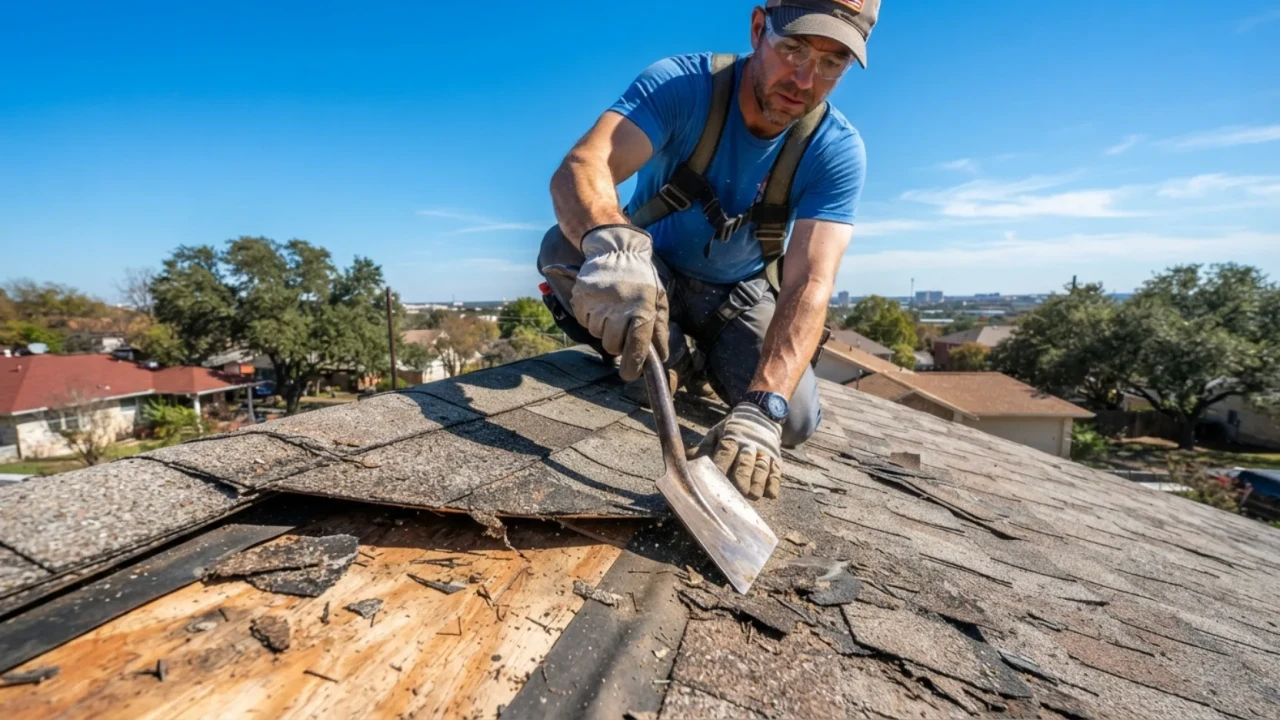 How to replace asphalt shingles step by step San Antonio homeowner DIY