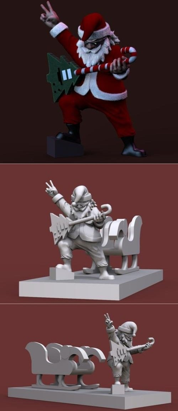Santa Rockero – 3D Print Santa Rockero – 3D Print