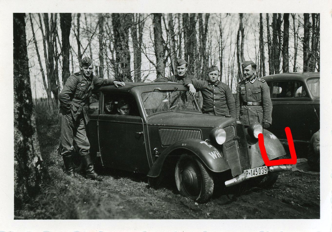 PKW Auto Wagen Kübelwagen Wappen Kennzeichen