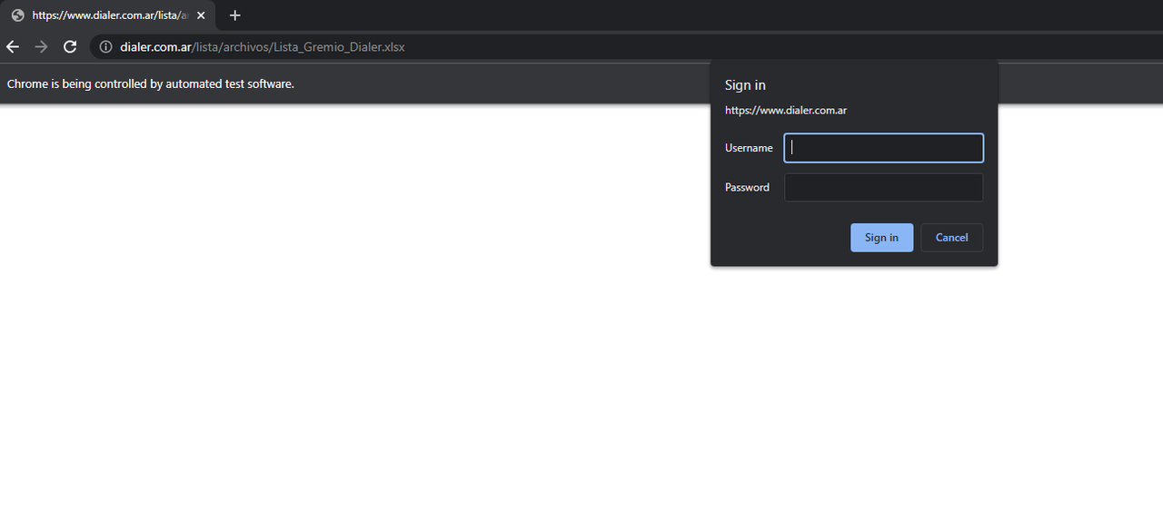 Handle login with user and password using selenium and VBA - Stack Overflow