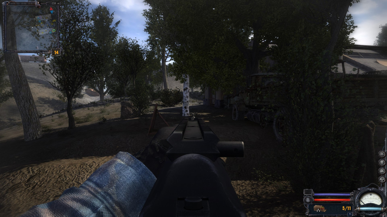 Сайга в прицеливании