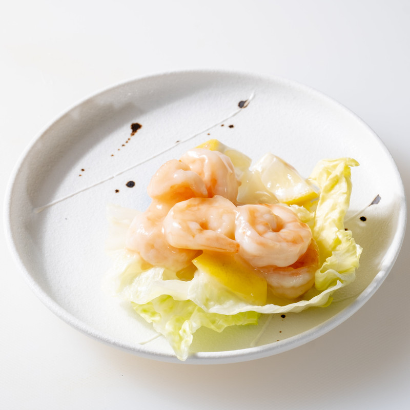 132 Gamberi in salsa limone