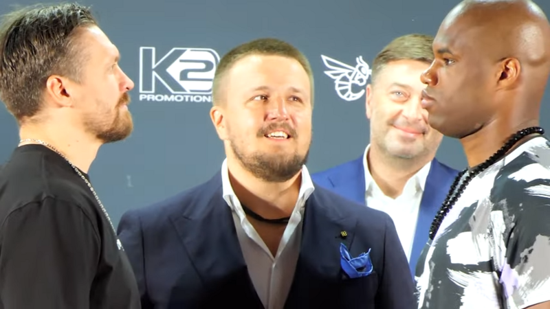 Усик и Дюбоа застанаха лице в лице преди битката