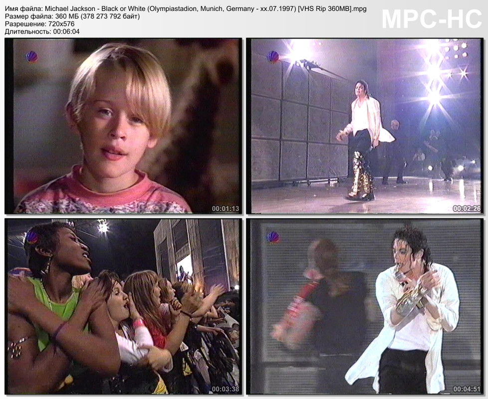 Michael Jackson - Black or White (Olympiastadion, Munich, German