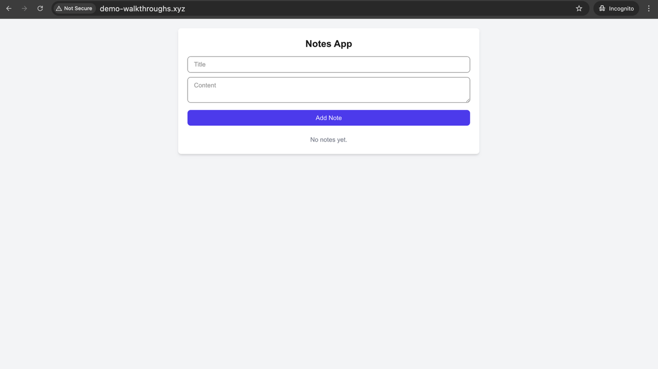Notes App