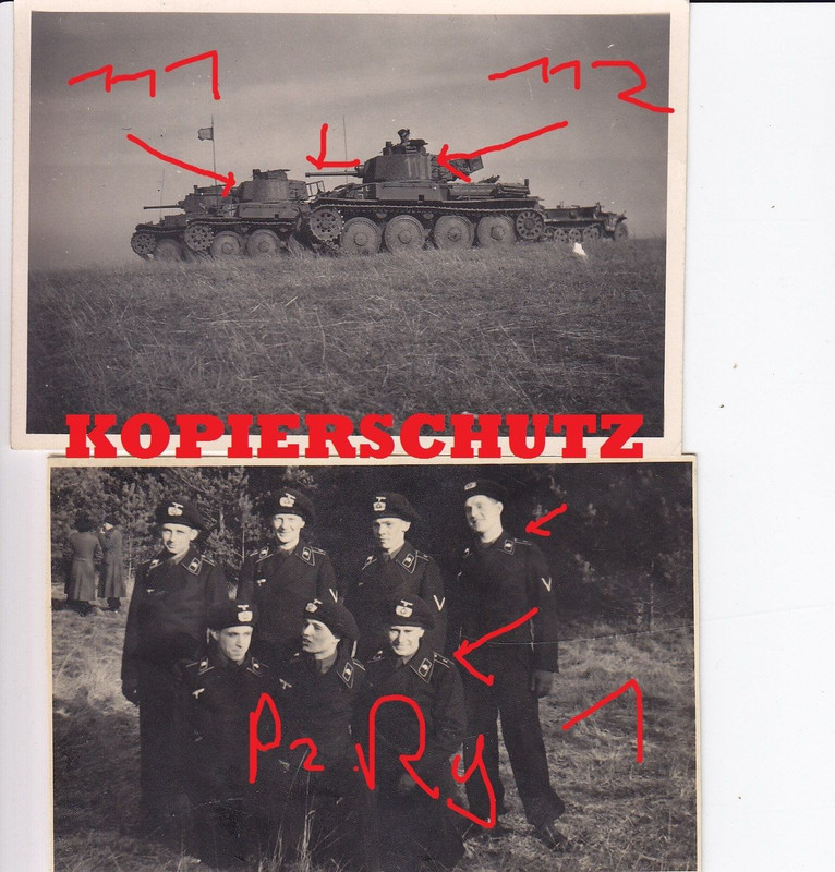 Panzer 38(t) mit Turmnummer 112 ,111 Panzer-Sold