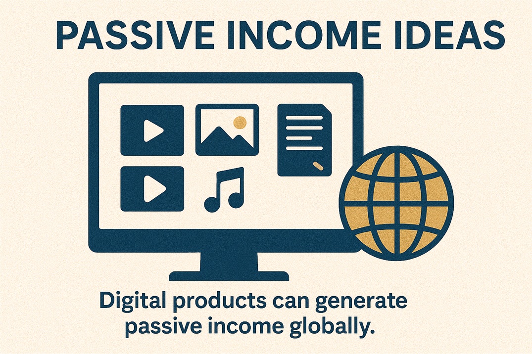 passive income ideas - creating digital products