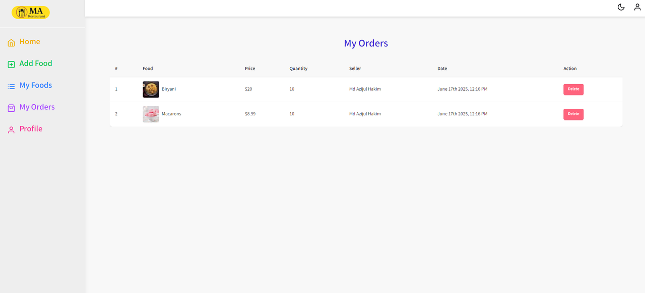 Restaurant Management System screenshot 8