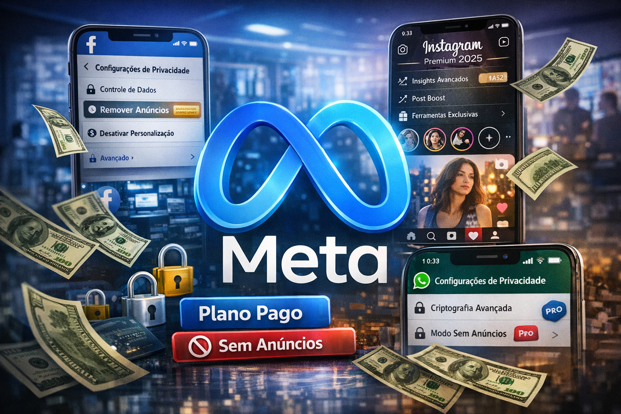 Meta testa o limite da gratuidade: o que está realmente em jogo com as novas opções pagas do Facebook, Instagram e WhatsApp