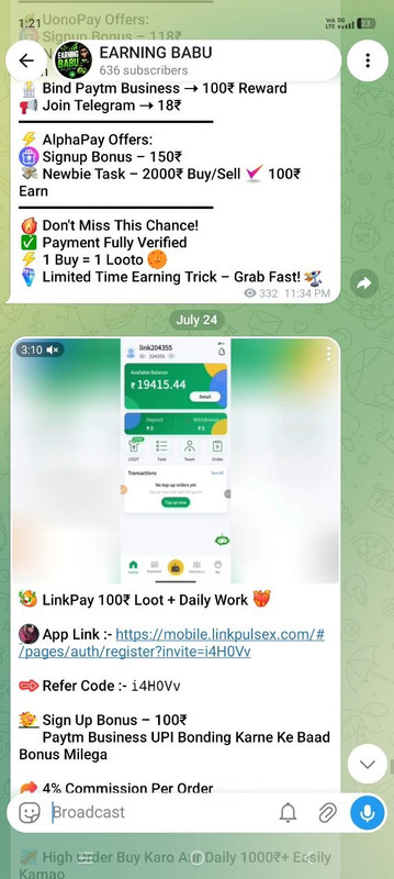 Telegram Proof