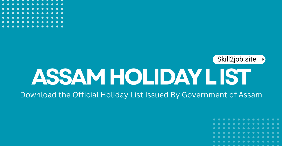 Assam Government Holiday List 2026