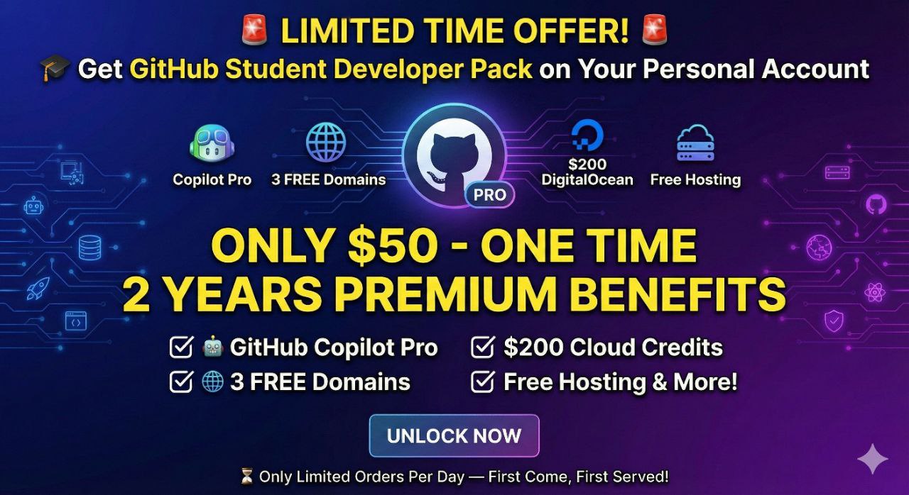 GitHub Student Promo