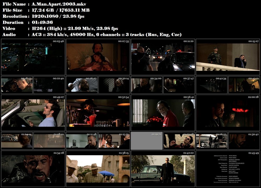 Re: Osamělý mstitel / Man Apart, A (2003)