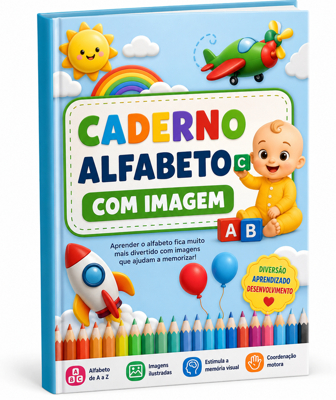 Caderno Alfabeto com Imagem