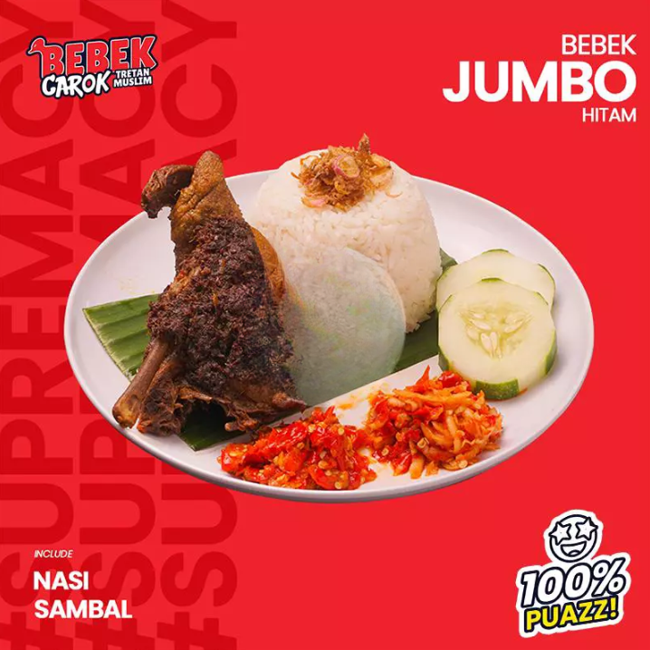 SPESIAL Bebek Carok Jumbo Hitam