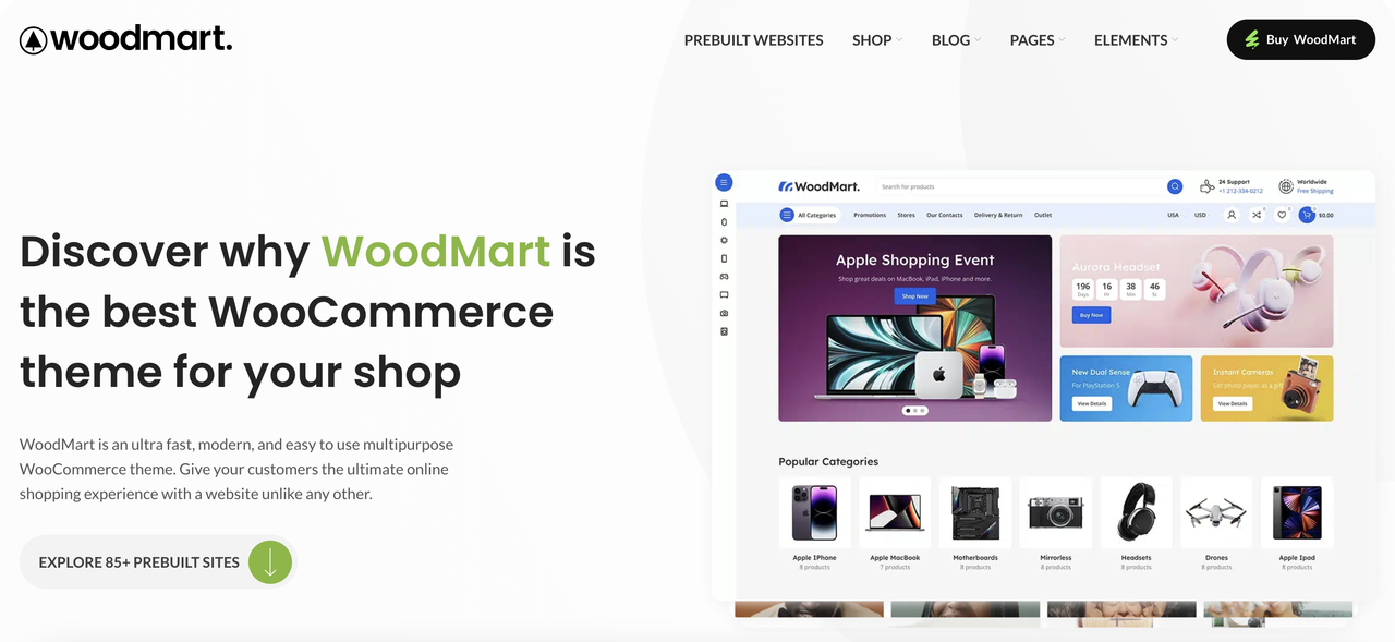 шаблоны woodmart для вордпресс