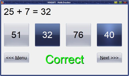 VovSoft Math Practice 3.2