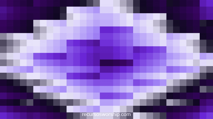 loop vj píxeles azul violeta rombos