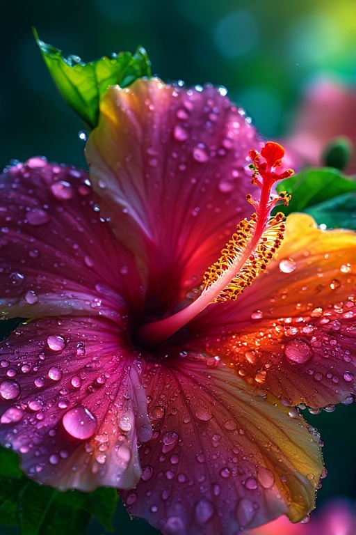 close-up-of-a-flower-with-wate