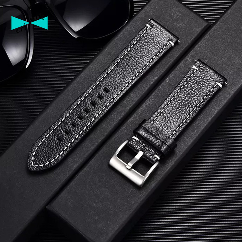 cinturino orologio in pelle nero per omega bulova vintage 18 19 20