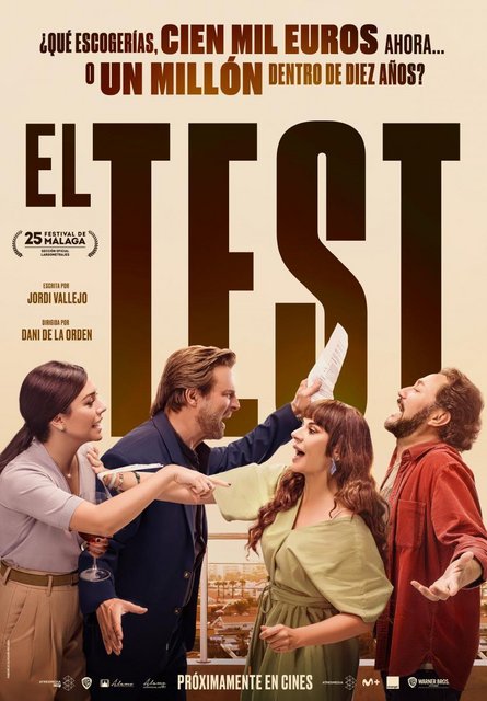 LA PELÍCULA “EL TEST”, DIRIGIDA POR DANI DE LA ORDEN, A LA SECCIÓN OFICIAL DEL FESTIVAL DE CINE DE MÁLAGA