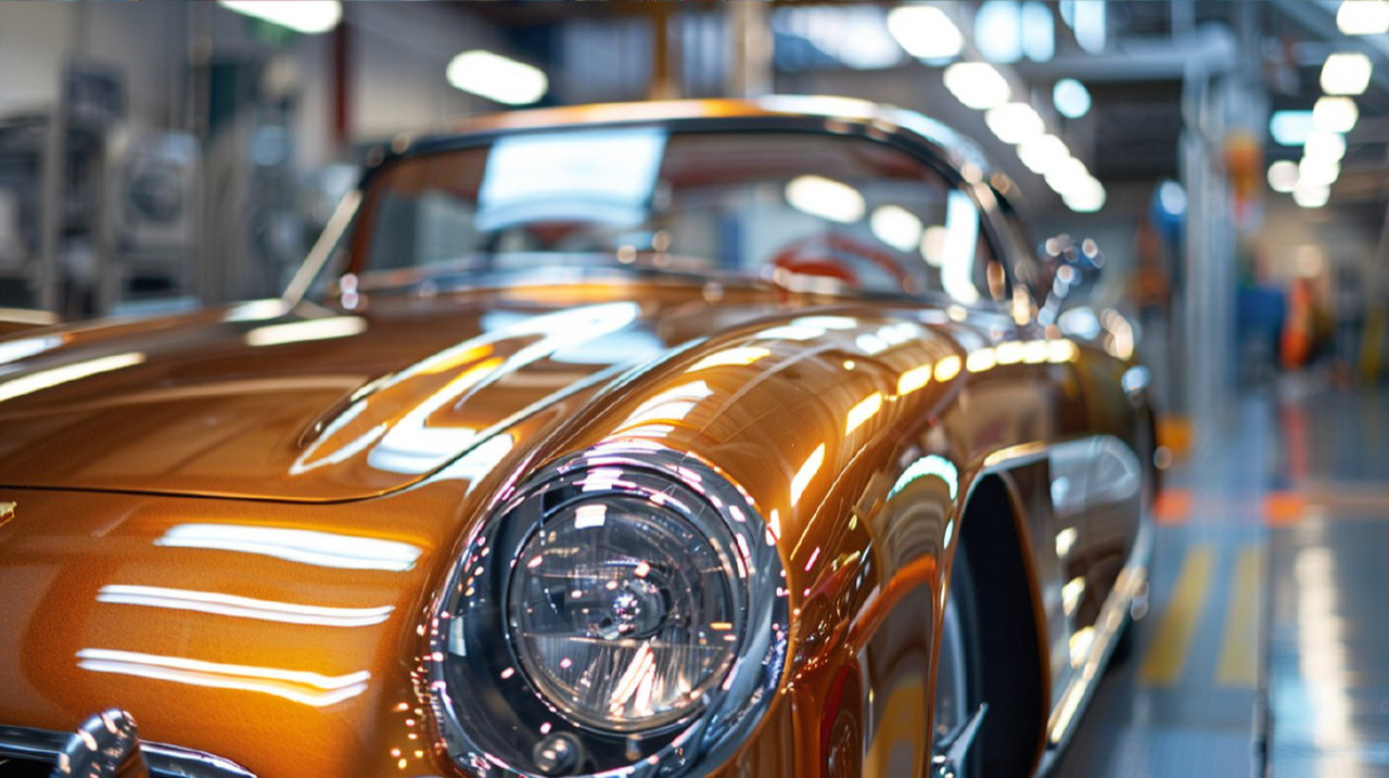 Автомобиль, покрашенный из краскопульта DeVilbiss