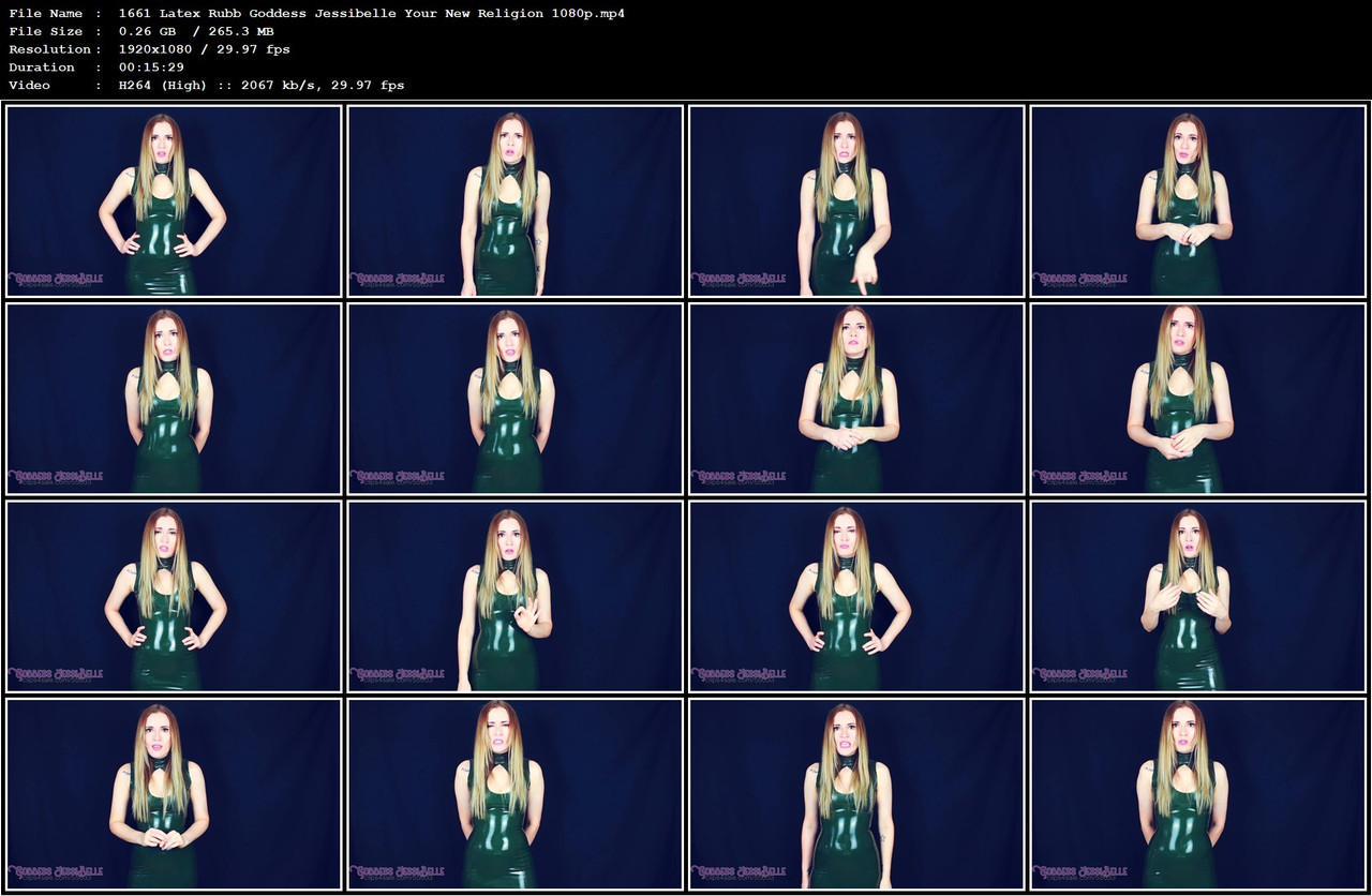 1661 Latex Rubb Goddess Jessibelle Your New Religion 1080p mp4