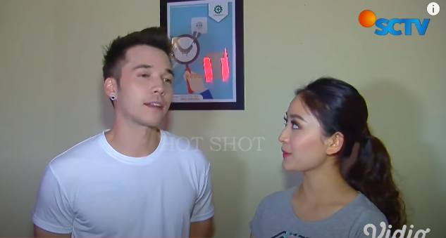 Stefan William dan Natasha Wilona saat diwawancara