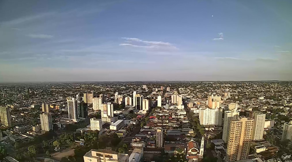 Campo Grande nesta manhã de terça-feira