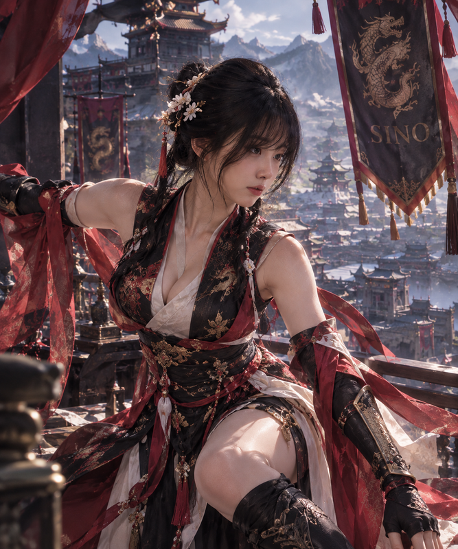 Qipao Pose 2