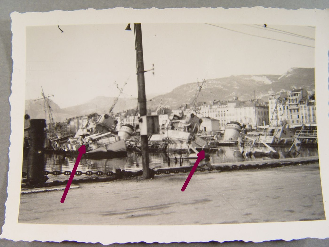 Versenkte Flotte, Zerstörer Kreuzer Schlachtschi