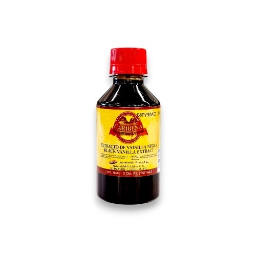 Caribeña Extracto De Vainilla Negra 4 Oz