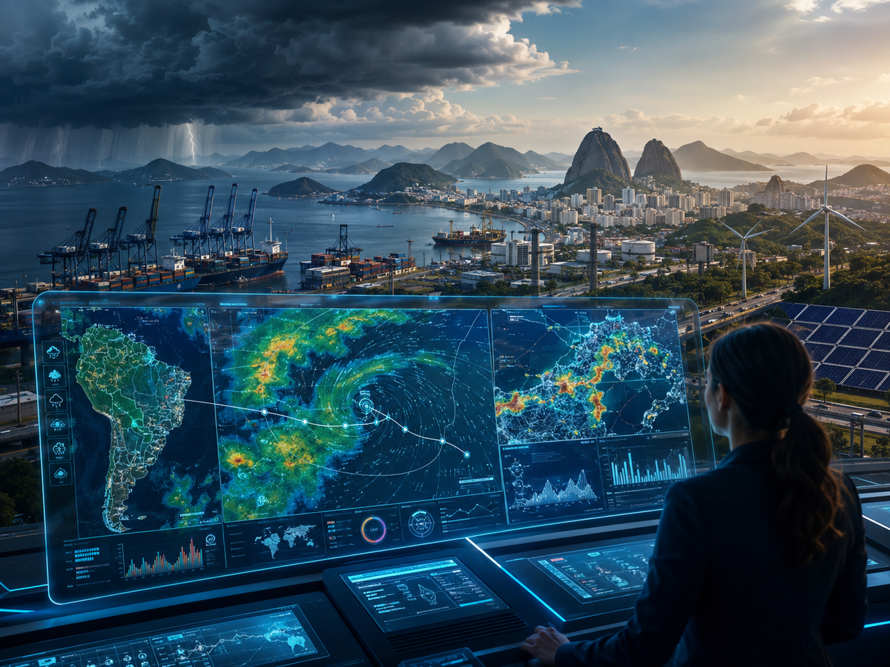 IA climática deixou de ser previsão do tempo: agora ela virou infraestrutura de decisão para empresas que não podem parar