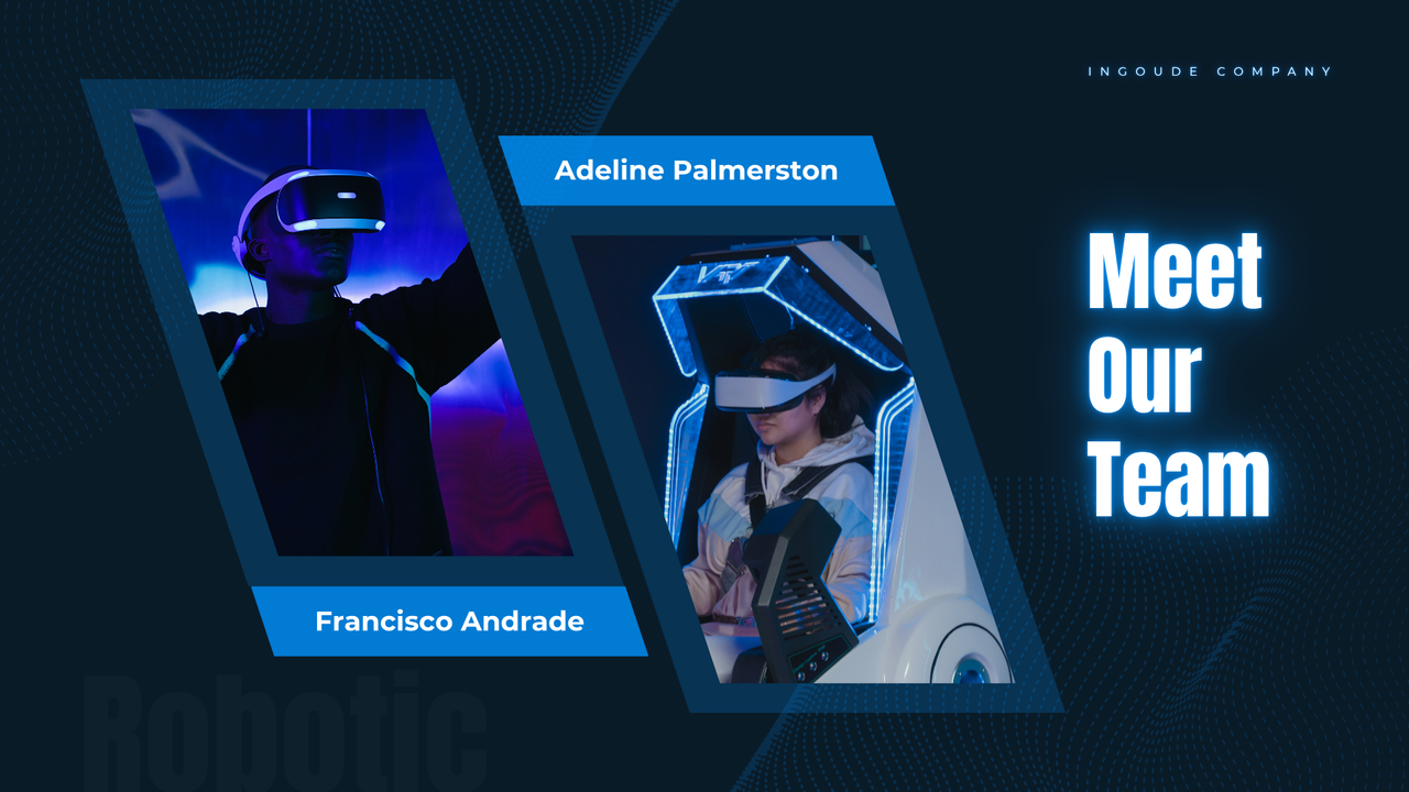 Blue Dynamic Futuristic Robotic Presentation