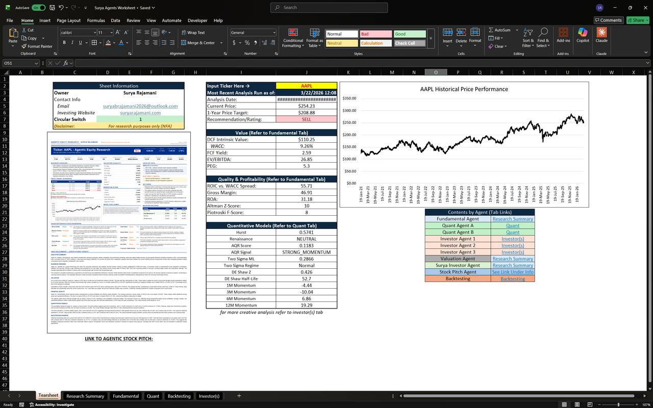 Excel Master Sheet Preview
