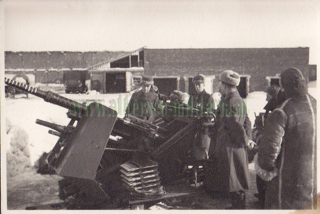 Aufnahme Flak Flugabwehrkanone 2cm mit Sehr vielen Abschuss Streifen 2WK