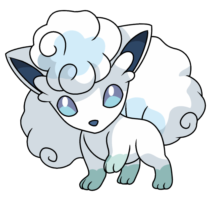 Alolan Vulpix (with paws) (Slim Model) Minecraft Skin