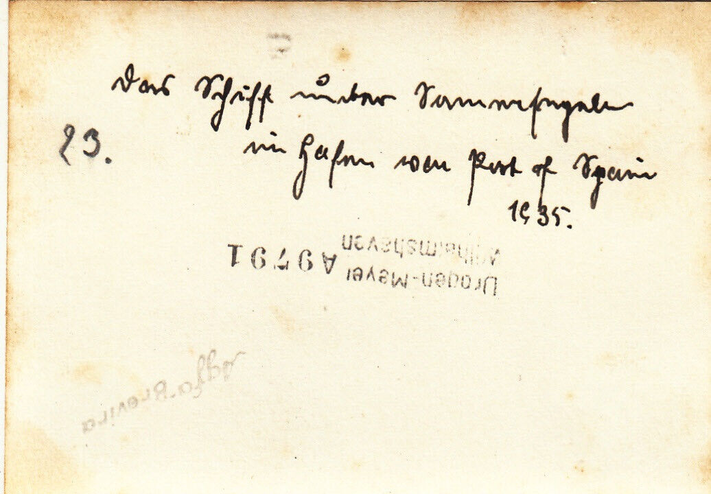 Foto KM Soldat Kriegsmarine Panzerschiff Deutschland schwerer Kreuzer Ship G275 (2)