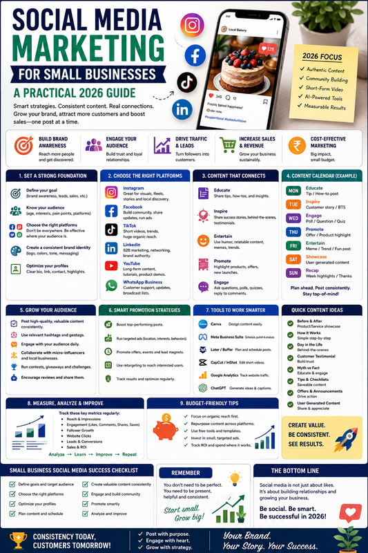 Social Media Marketing for Small Businesses: A Practical 2026 Guide