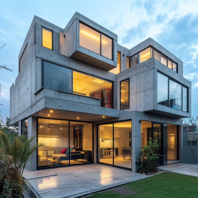 Casa prefabricada de hormig&oacute;n