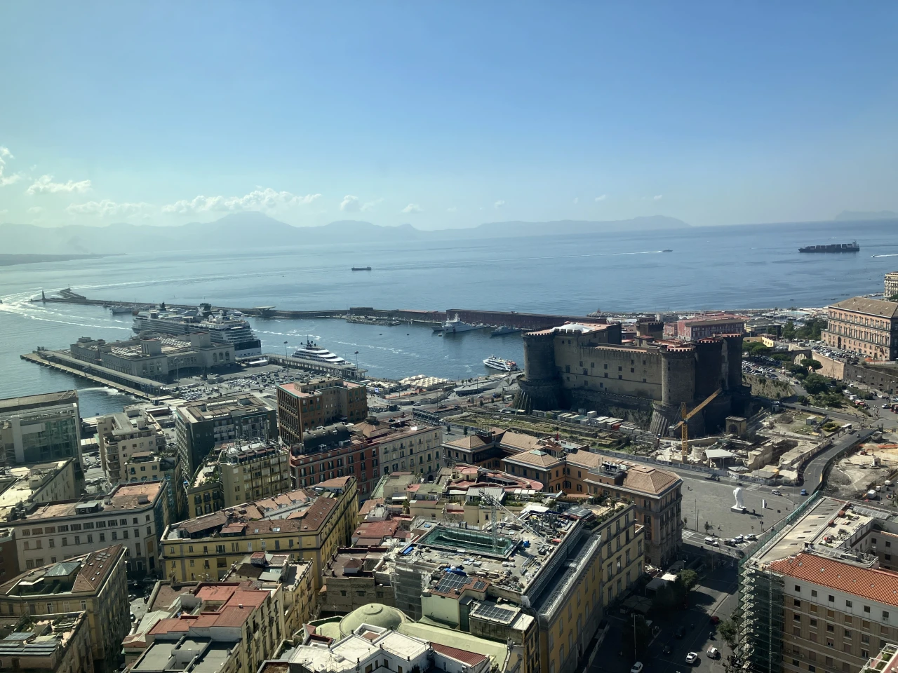 A view of the Naples skyline