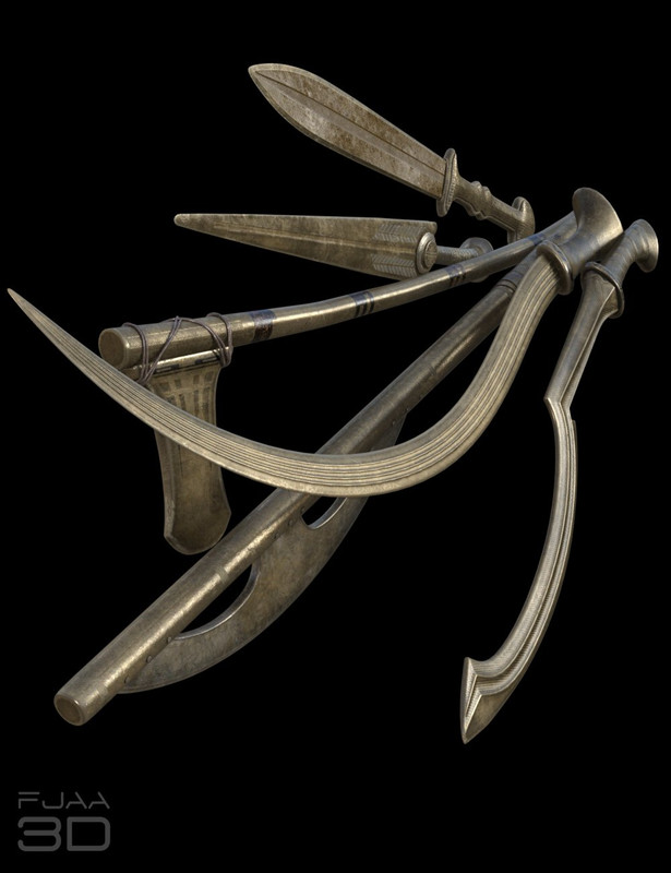Royal Egyptian Weapons for Genesis 8 Royal Egyptian Weapons for Genesis 8