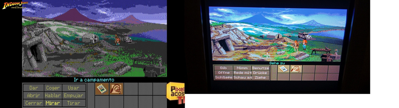 PC EGA 16 Farben vs Amiga 32 Farben