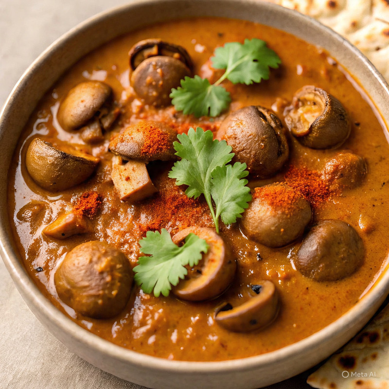 Mushroom Butter Masala